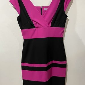Marc New York Black and Magenta Dress